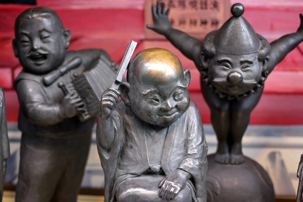 The Rokku entertainment streets of Asakusa, a block from Hoppy Street